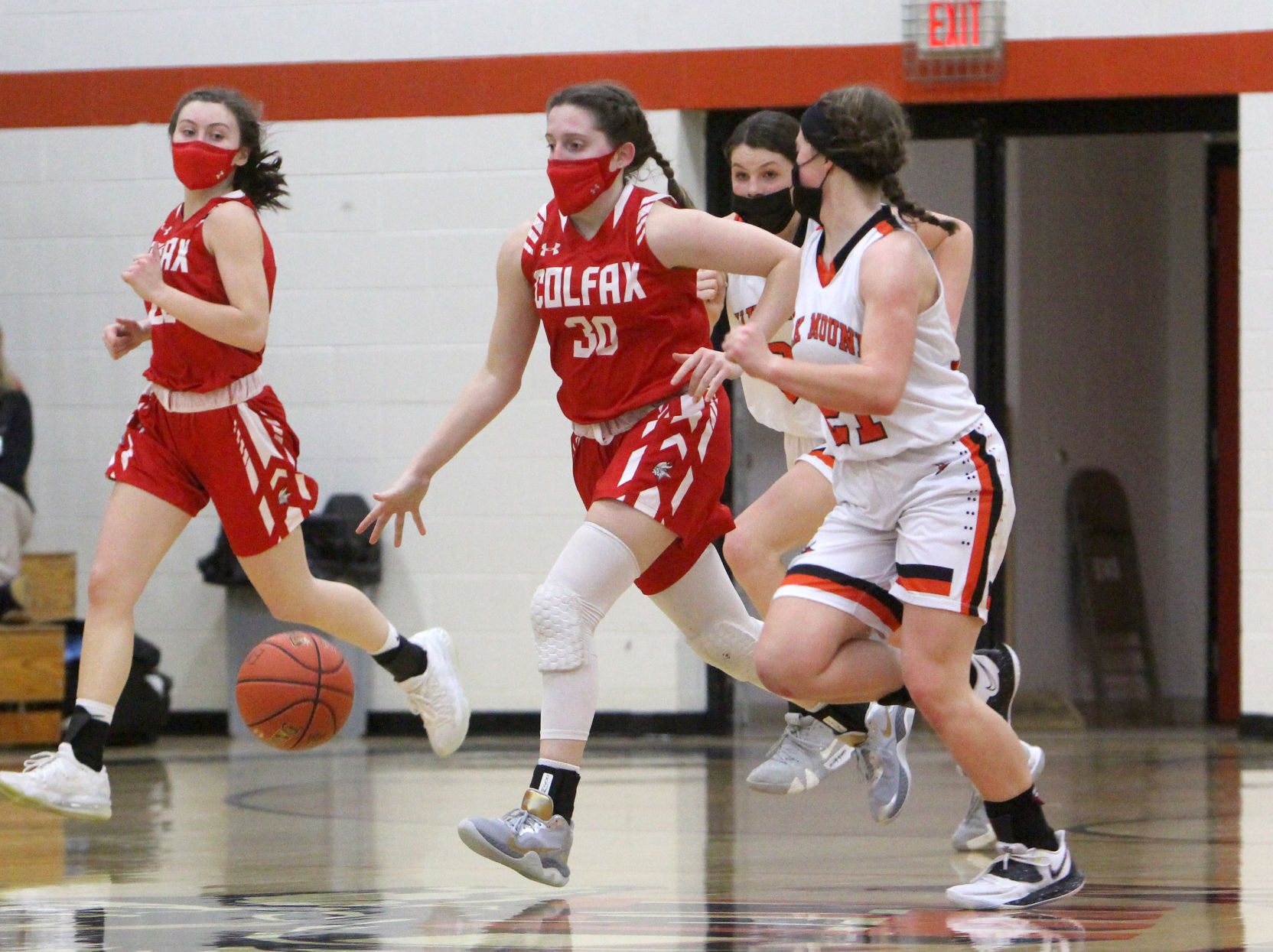 Colfax at Elk Mound girls basketball 1-25-21